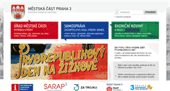 Desktop Screenshot of praha3.cz